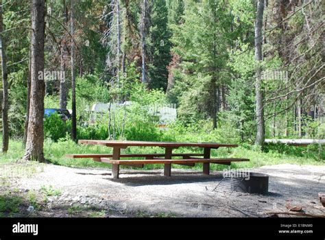 Slate Creek Campground Stock Photo Alamy