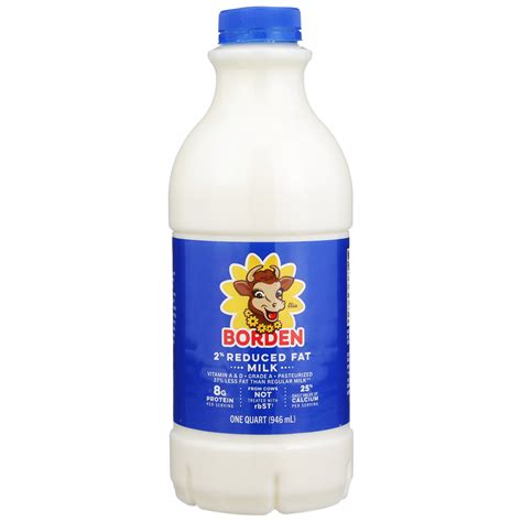 Borden 2 Reduced Fat Milk Shop Milk At H E B