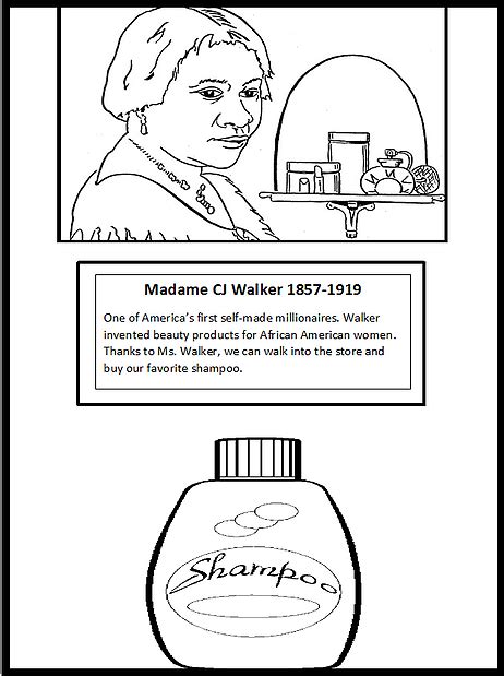 Coloring Pages Of Madam Cj Walker ~ COLORING PAGES WORLD