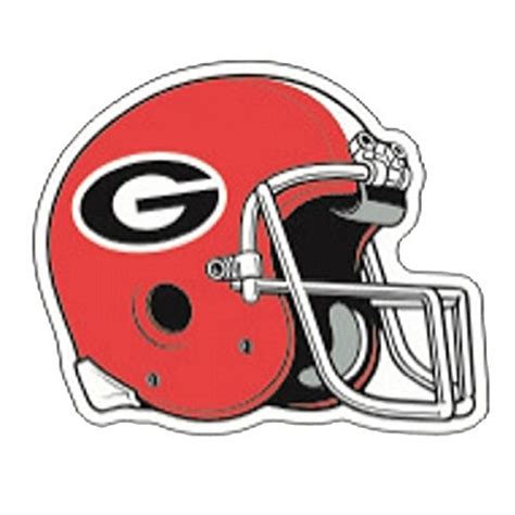 Craftique Georgia Bulldogs Helmet Decal 12in Trenz Shirt Company