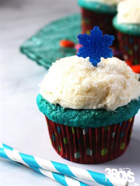 Blue Cupcake Recipe - 3 Boys and a Dog