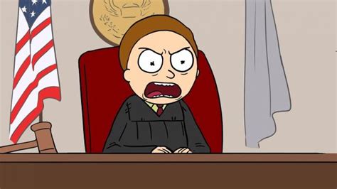 Hilarious Rick And Morty Voice Over Of An Actual Court Transcript Between The Judge And A