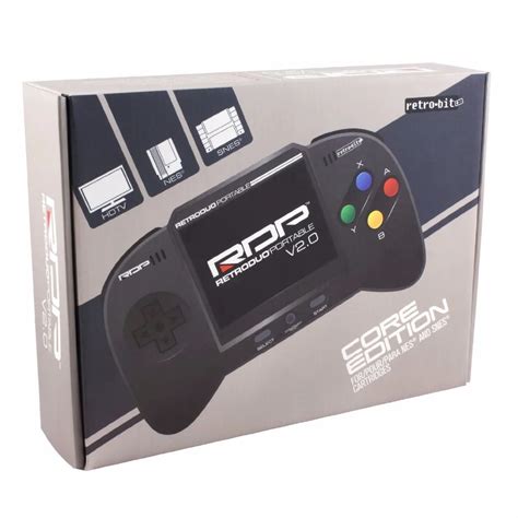 Retro Duo Portable Rdp For Snes N Es Handheld Console V20 Core Ed