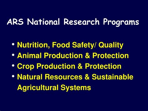 Ppt Agricultural Research Service Powerpoint Presentation Free Download Id1140637