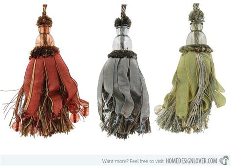 Accessorize Curtains With 15 Rope And Tassel Tiebacks Home Design Lover Acrylic Decor
