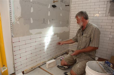 Installing Bathroom Tile How To Install Large Format Tiles On Bathroom