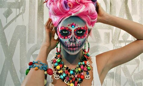 Sugar Skull Makeup Tutorial Step By Step Saubhaya Makeup