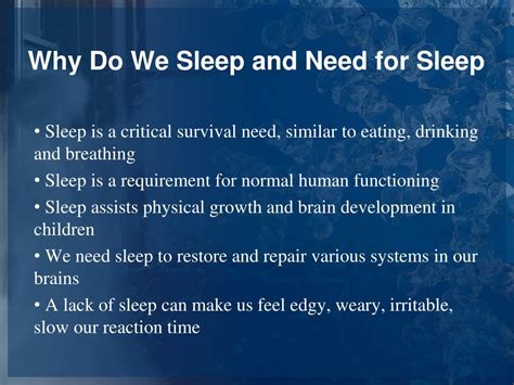 Ppt Sleep And Dreams Powerpoint Presentation Free Download Id2080941
