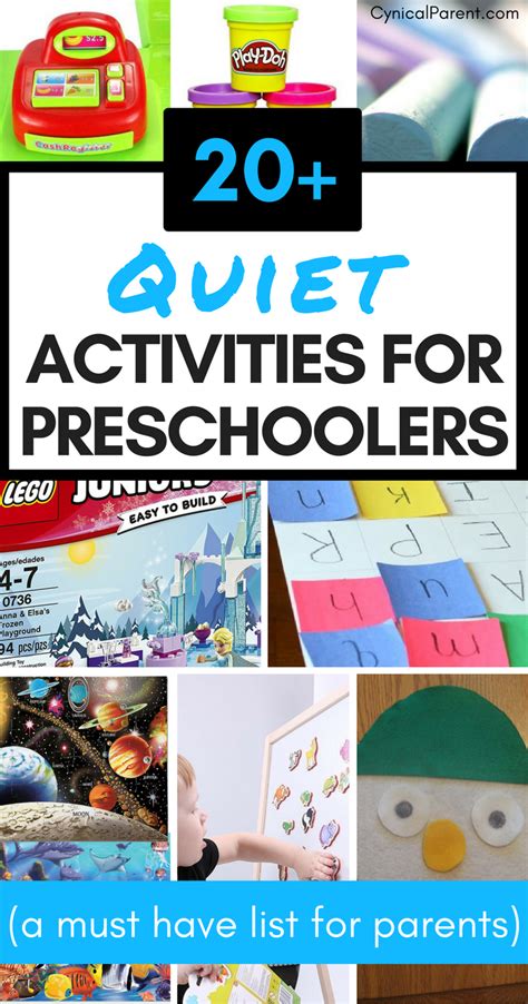 20 Quiet Activities For Preschoolers A Must Have List