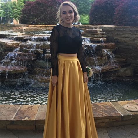 Dresses Black And Gold Two Piece Prom Dress Poshmark