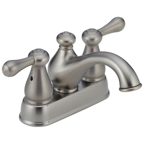 Delta Faucet Leland 2578lfss 278ss Two Handle Centerset Bathroom Faucet Stainless Delta