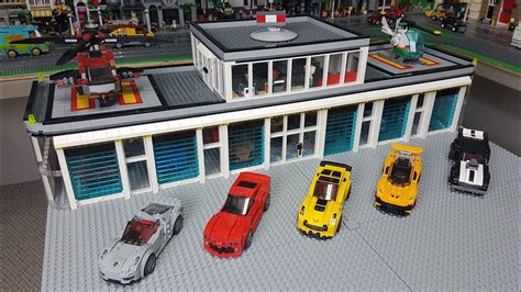 Custom Lego Car Garage Youtube