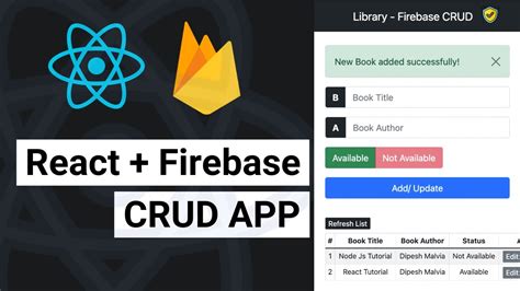 Complete React Firebase CRUD Project Firebase And Firestore With