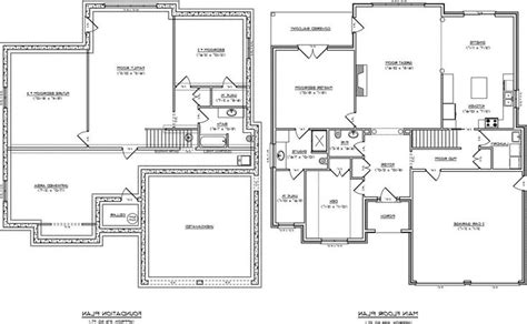 2000 Sq Ft Ranch House Plans With Basement Basement House Plans