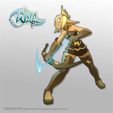 Eva Illustration For The Serie Wakfu Character Design Animation
