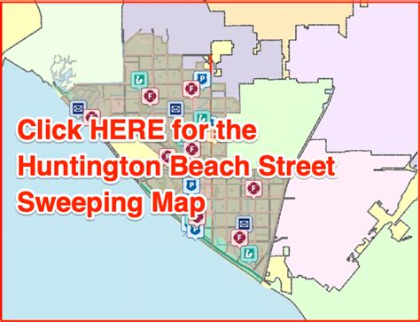 Huntington Beach Street Sweeping 2023 Schedule Map Holidays