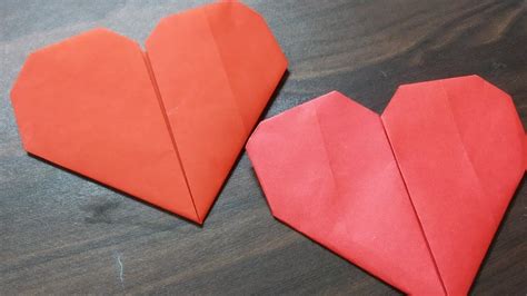 Heart Origami Crafterra Easy Paper Origami For Kids Youtube