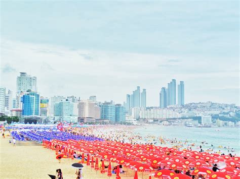 Busan Haeundae Beach South Korea Adventure Biibiibap