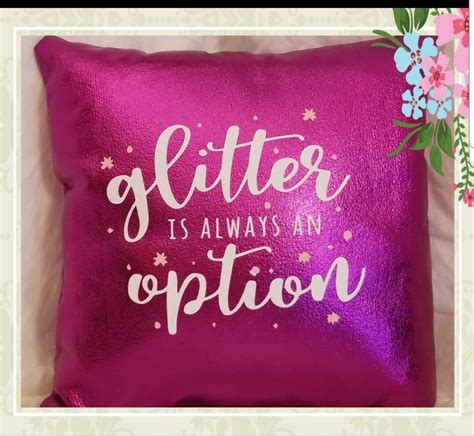 Glitter Pillow Etsy