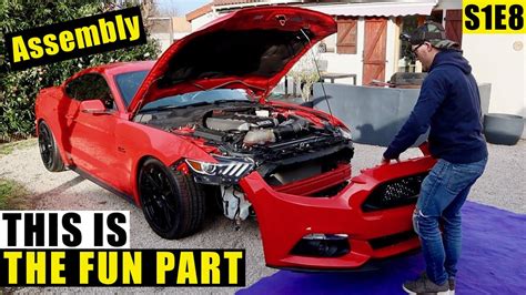 Rebuilding A Wrecked 2017 Ford Mustang Gt Part 8 Youtube
