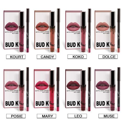 Buy New Bud K Brand Liquid Matte Lipstick Set Lips Pencil Makeup Lasting
