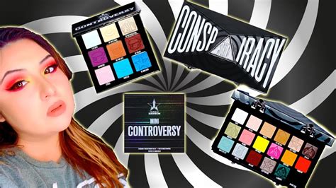 honest shane x jeffree star conspiracy palette review unboxing swatches and makeup tutorial
