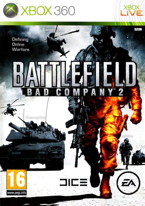 Battlefield Bad Company 2 2010 Xbox 360 Box Cover Art Mobygames