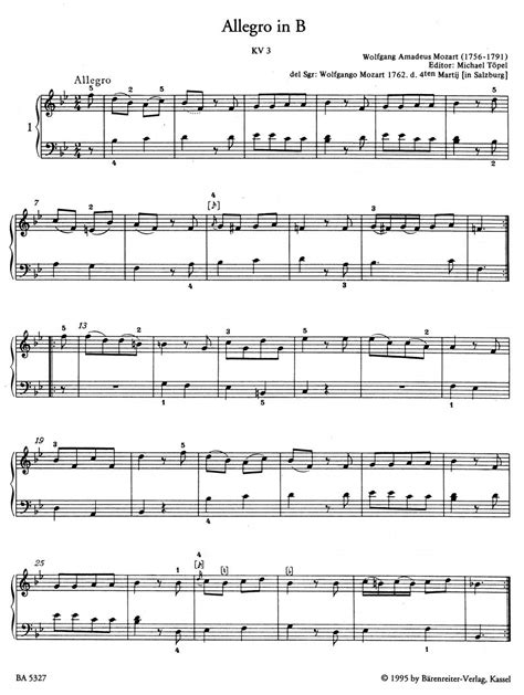 Mozart Simple Piano Pieces Ubicaciondepersonas Cdmx Gob Mx