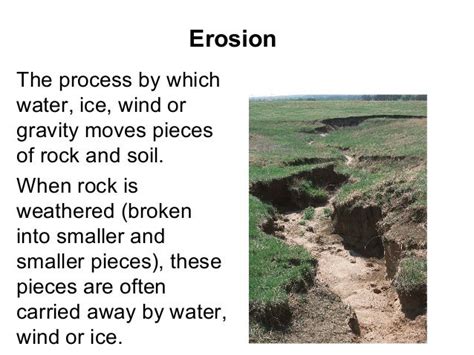Weathering Erosion And Deposition3rd4th Grade Teach