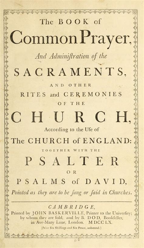 Prayer Book Revisions St James Episcopal Church