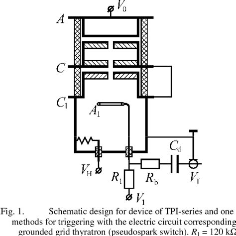 Figure 1 From Methods Of Triggering For The Cold Cathode Thyratrons