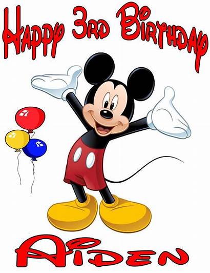 Mickey Mouse Birthday 3rd Clipart Shirt Party