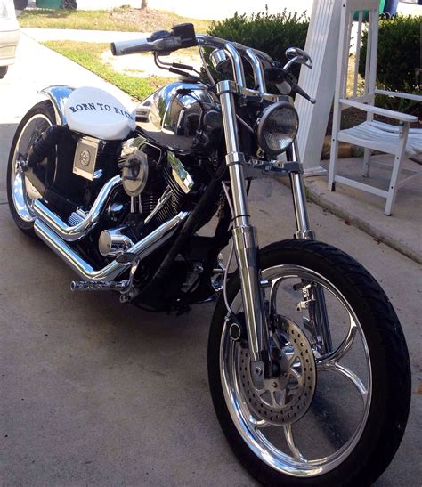 Dyna Wide Glide Custom Evo All Chromed Out Harley Davidson Dyna Super