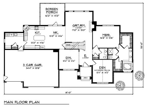 Maybe you would like to learn more about one of these? Spacious 3 Bedroom House Plan - 89459AH | Architectural ...