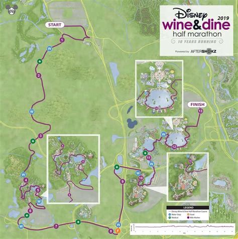 Rundisney Wine And Dine 2019 Course Maps Event Guide Corrals And