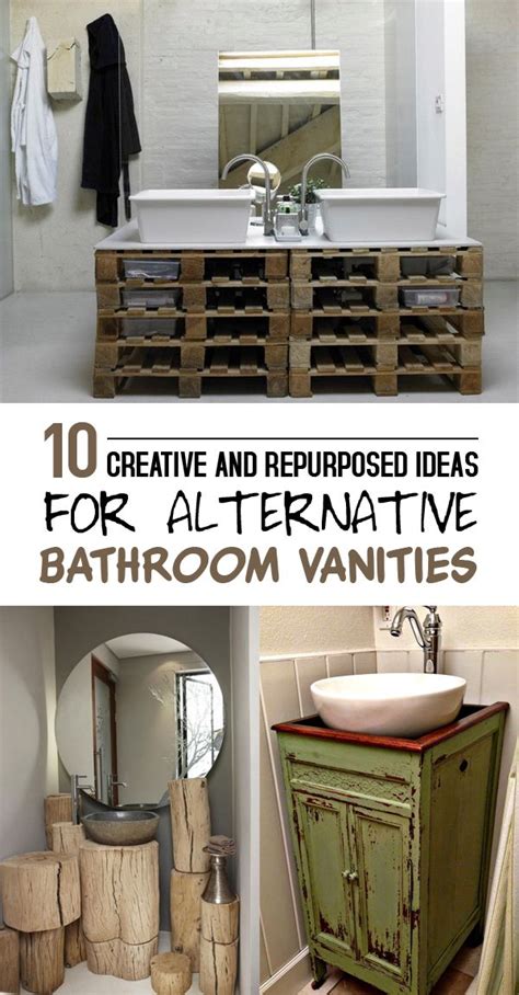 Choose a diy bathroom vanity plan that suits your style and fits your existing bathroom. 10 Creative and Repurposed Ideas For Alternative Bathroom ...