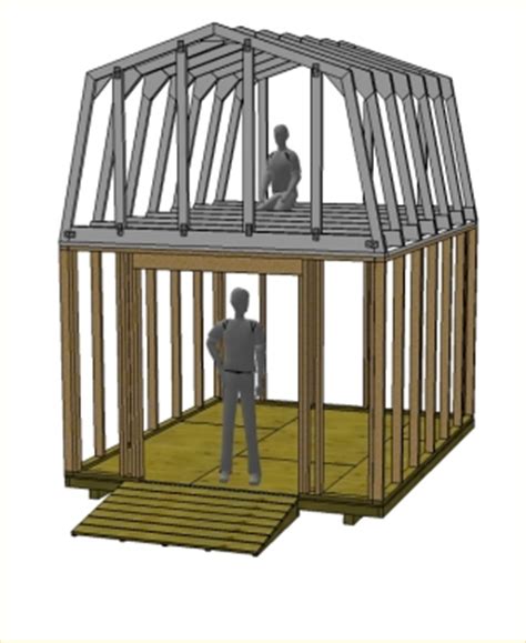 Roof trusses are triangular structures that provide the support and stability to for those individuals who need to know how to build a roof truss for a shed, the great thing is that there are many different styles of roof truss framing depending on the architectural style being built. Shed Truss Plans, Shed Roof, Shed Roof Construction