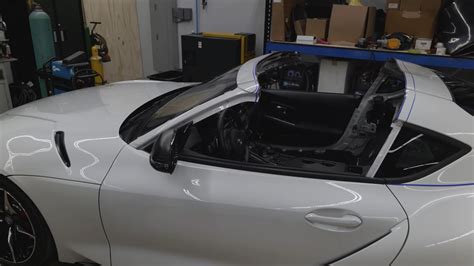 The Toyota Supra With A Removable Roof Is Starting To Take Shape