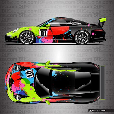 Porsche Racing Livery Wrap Jackson Ki Studios