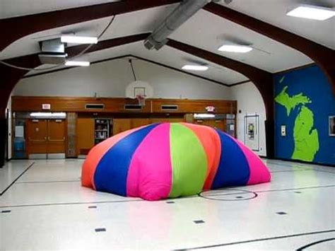 Kids play parachute is designed with a durable rip proof fabric. Gym Parachute - Mushroom Cloud | Gym, Clouds, Pe ideas
