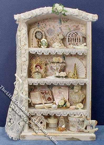 Miniature Curiosity Cabinet For Dollhouses Tldc 1772 The Little