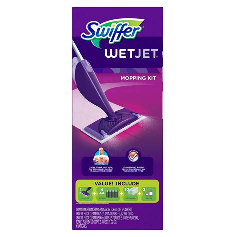 Product Of Swiffer Wetjet Hardwood Floor Spray Mop Starter Kit