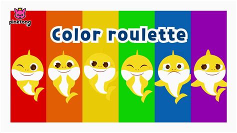 Baby Shark Color Roulette Learn Colors With Baby Shark Play With