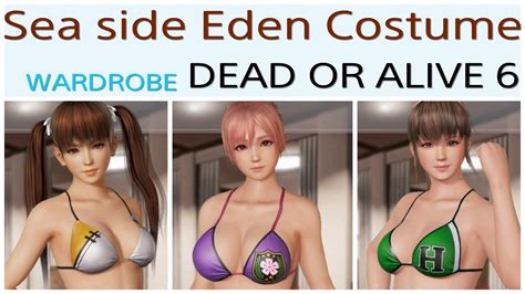 Sea Side Eden Costume 18 Wardrobe Dead Or Alive 6 Youtube