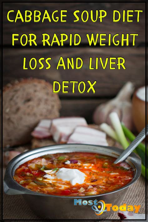 cabbage soup diet how to rapid weight loss and detox liver