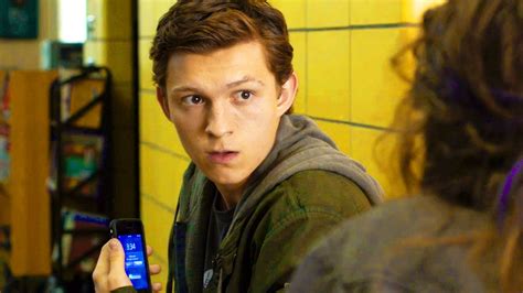 Peter Parker Spider Man In Spider Man Homecoming