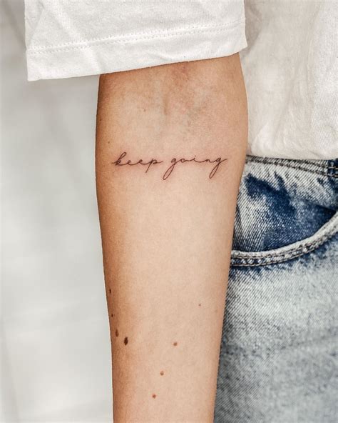 70 Tiny Quote Tattoos That Are Inspiring Uplifting And Encouraging
