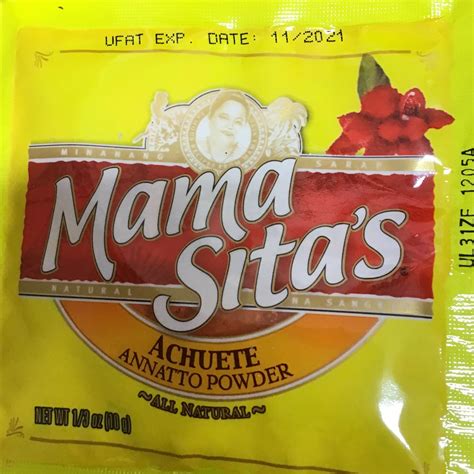 Mama Sitas Achuete Powder Packet Mama Rosa Grill 2go