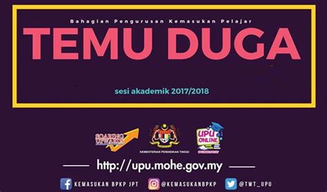 Maybe you would like to learn more about one of these? Semakan Temuduga UPU 2017 Online - MySemakan