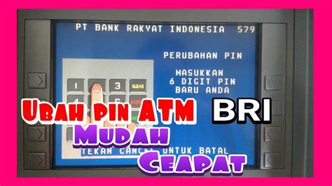 Read more transfer puksa di ganti uang / tukar pulsa indosat jadi uang mudah cepat dan juga aman. Cara Mudah Ganti PIN ATM BRI Di Mesin ATM || Tutorial ...